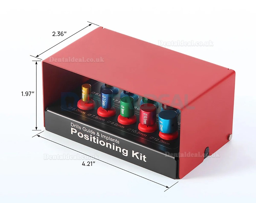 Dental Implant Drill Guide and Positioning Instrument Kit